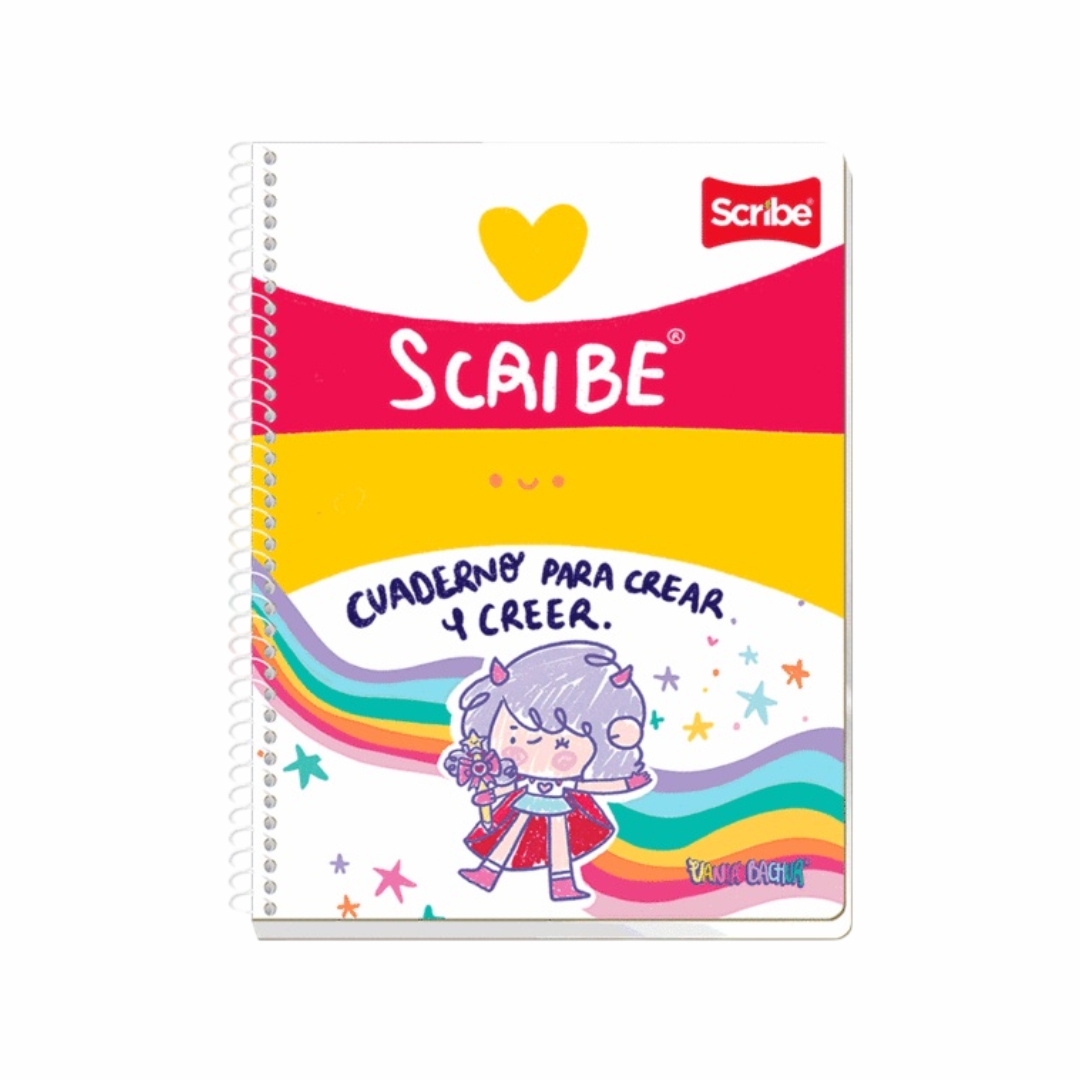 CUADERNO PROFESIONAL PASTA SEMIRRIGIDA 90 HOJAS VANIA BACCHUR SCRIBE - Imagen 2