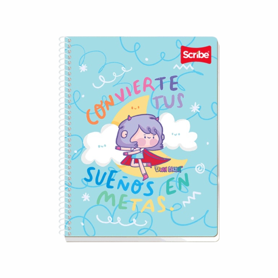 CUADERNO PROFESIONAL PASTA SEMIRRIGIDA 90 HOJAS VANIA BACCHUR SCRIBE - Imagen 3