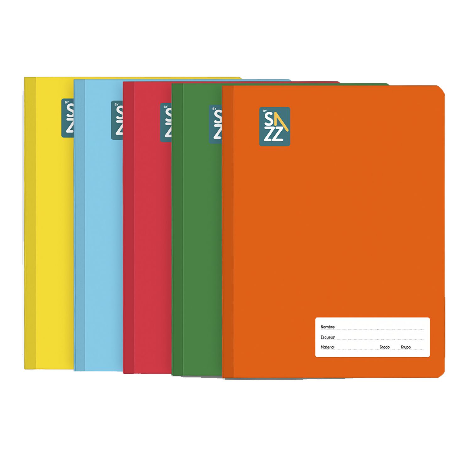 CUADERNO COSIDO PROFESIONAL UNICOLOR CON 100 HOJAS SAZZ