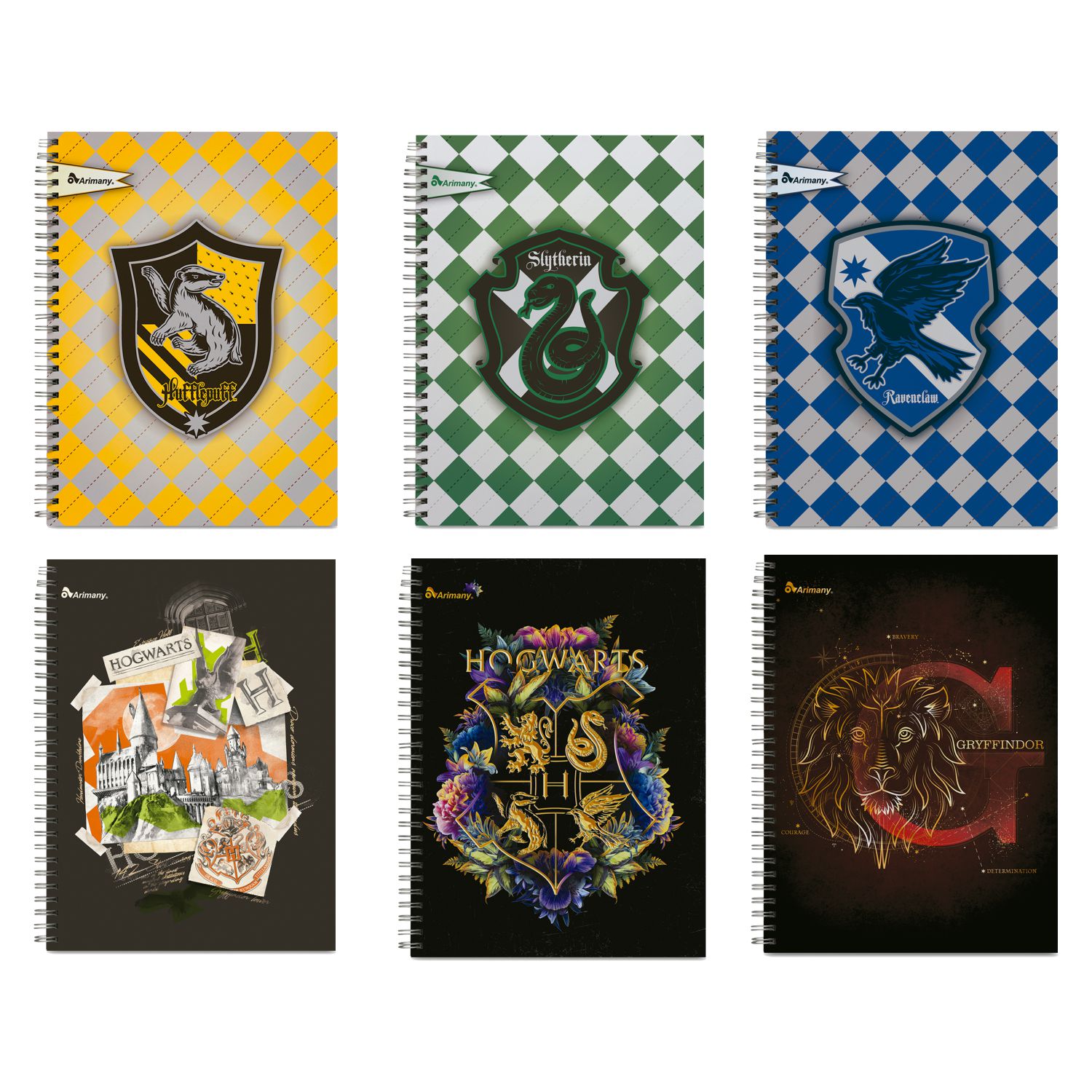 CUADERNO PROFESIONAL CON 100 HOJAS HARRY POTTER CUADRO 7 PASTA DURA ARIMANY