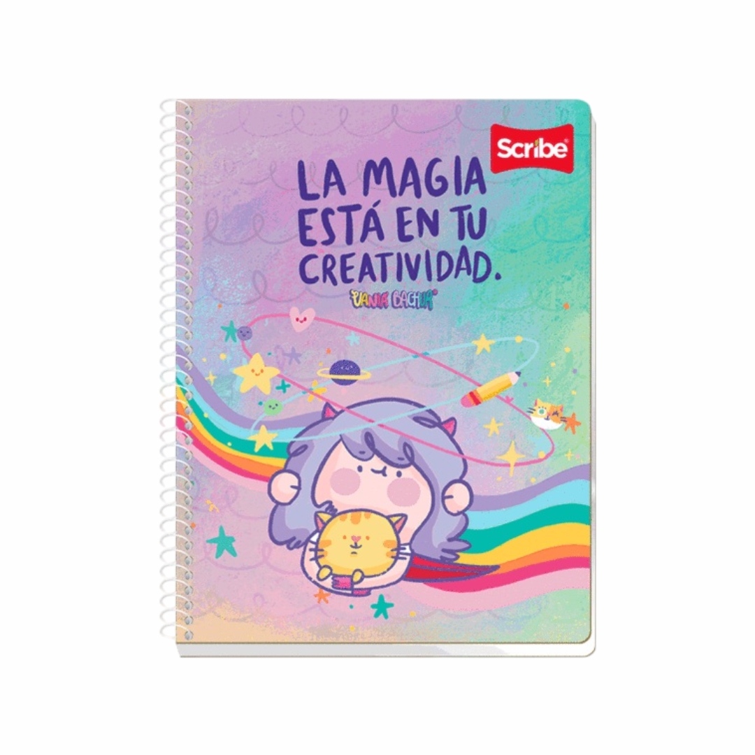 CUADERNO PROFESIONAL PASTA SEMIRRIGIDA 90 HOJAS VANIA BACCHUR SCRIBE - Imagen 5