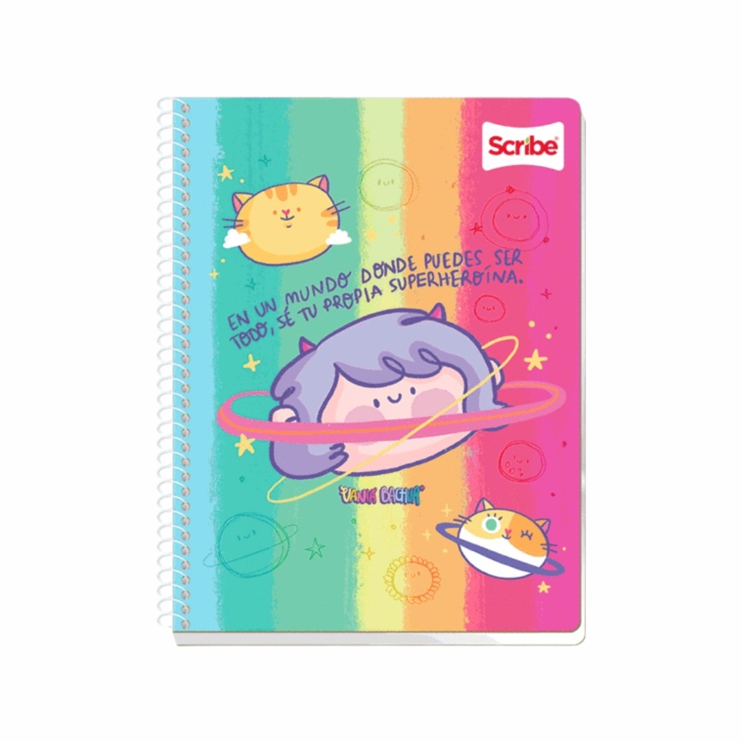 CUADERNO PROFESIONAL PASTA SEMIRRIGIDA 90 HOJAS VANIA BACCHUR SCRIBE - Imagen 6