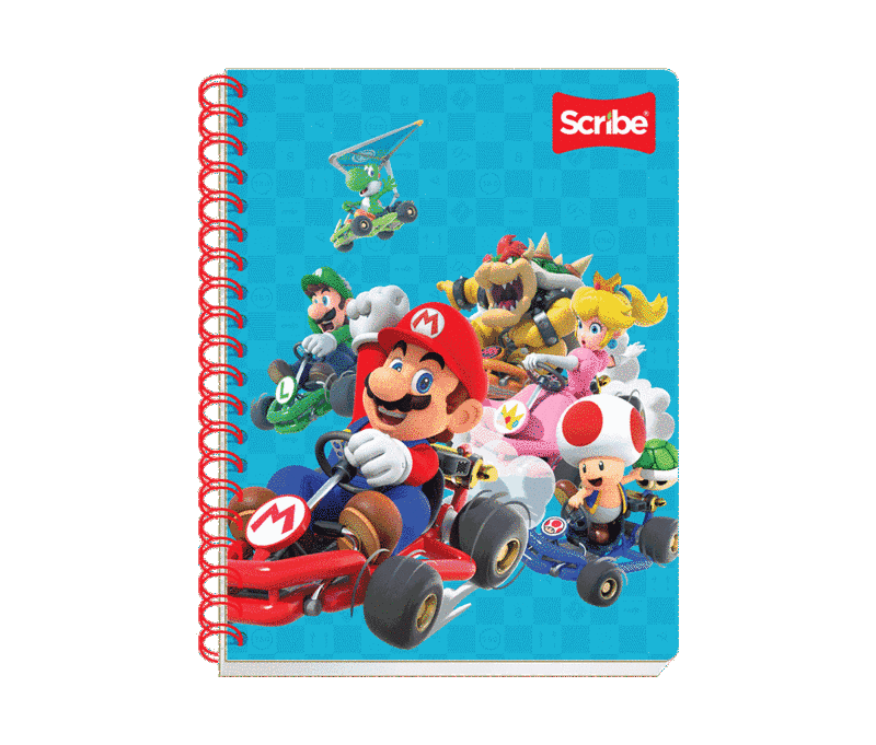 CUADERNO PROFESIONAL CON 100 HOJAS MARIO BROS SCRIBE - Imagen 6