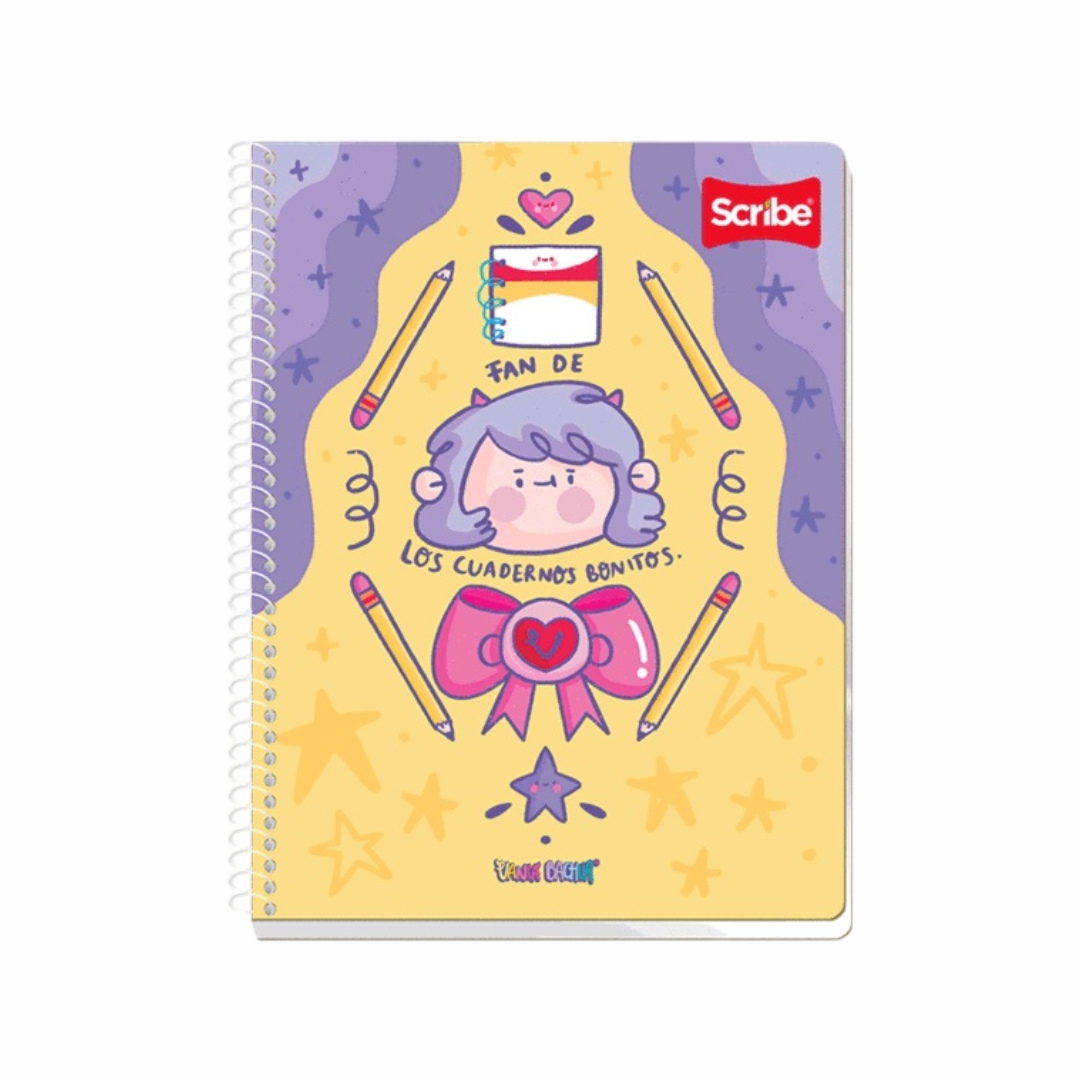 CUADERNO PROFESIONAL PASTA SEMIRRIGIDA 90 HOJAS VANIA BACCHUR SCRIBE - Imagen 7