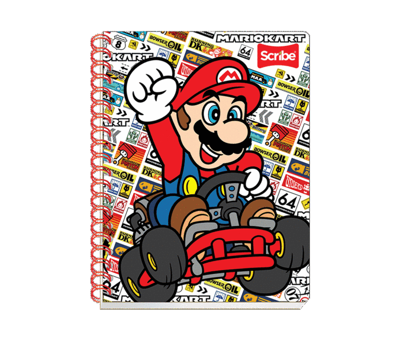 CUADERNO PROFESIONAL CON 100 HOJAS MARIO BROS SCRIBE - Imagen 7