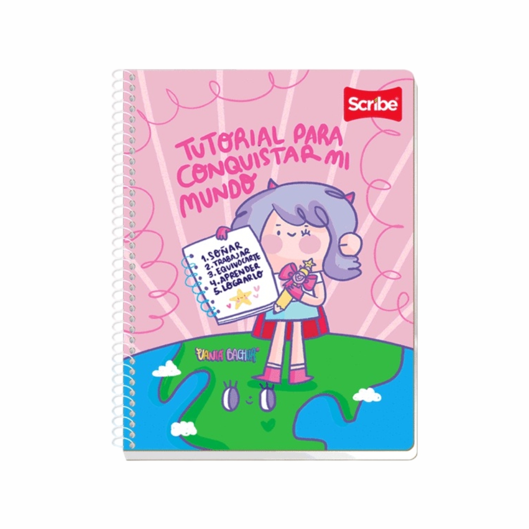 CUADERNO PROFESIONAL PASTA SEMIRRIGIDA 90 HOJAS VANIA BACCHUR SCRIBE - Imagen 8