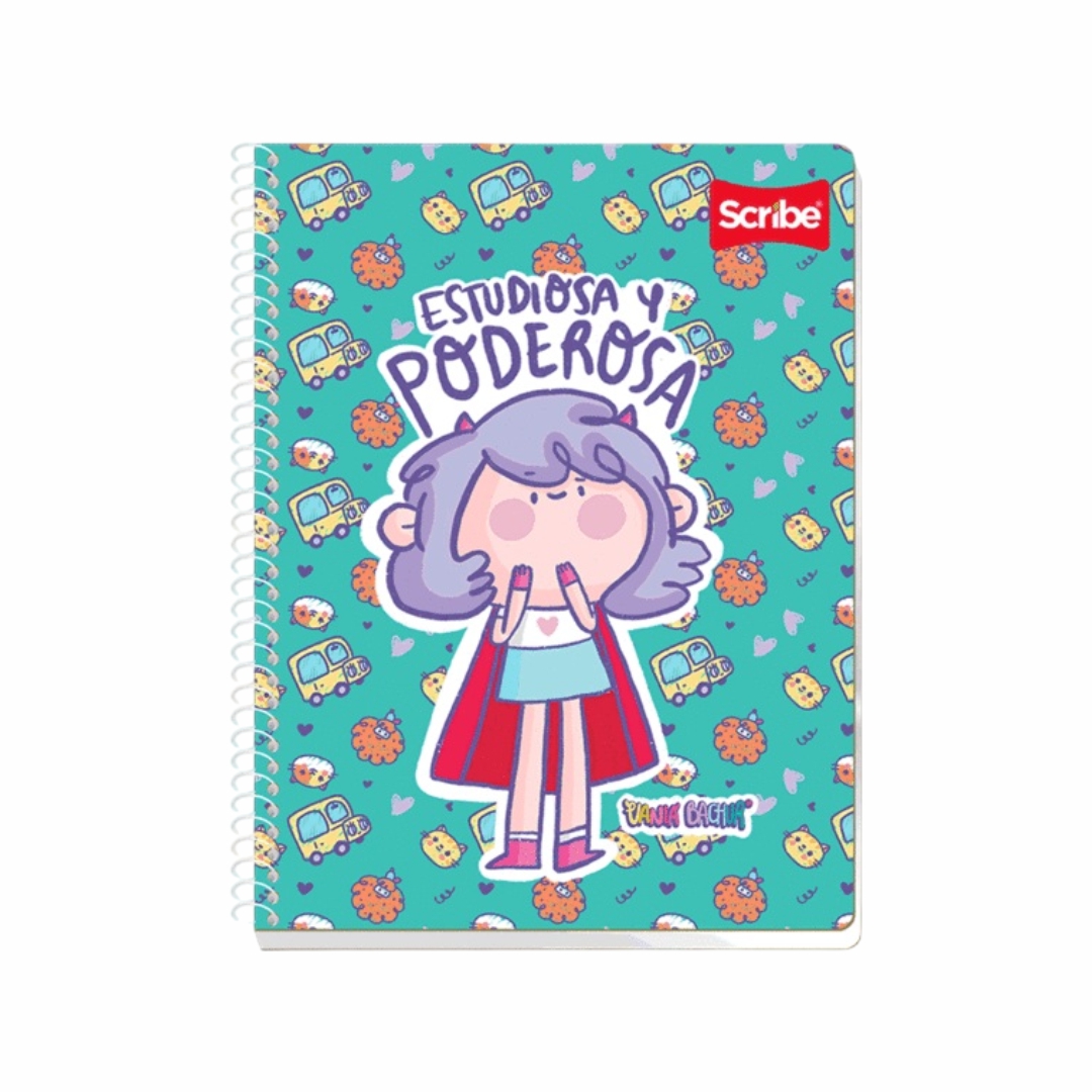 CUADERNO PROFESIONAL PASTA SEMIRRIGIDA 90 HOJAS VANIA BACCHUR SCRIBE - Imagen 9
