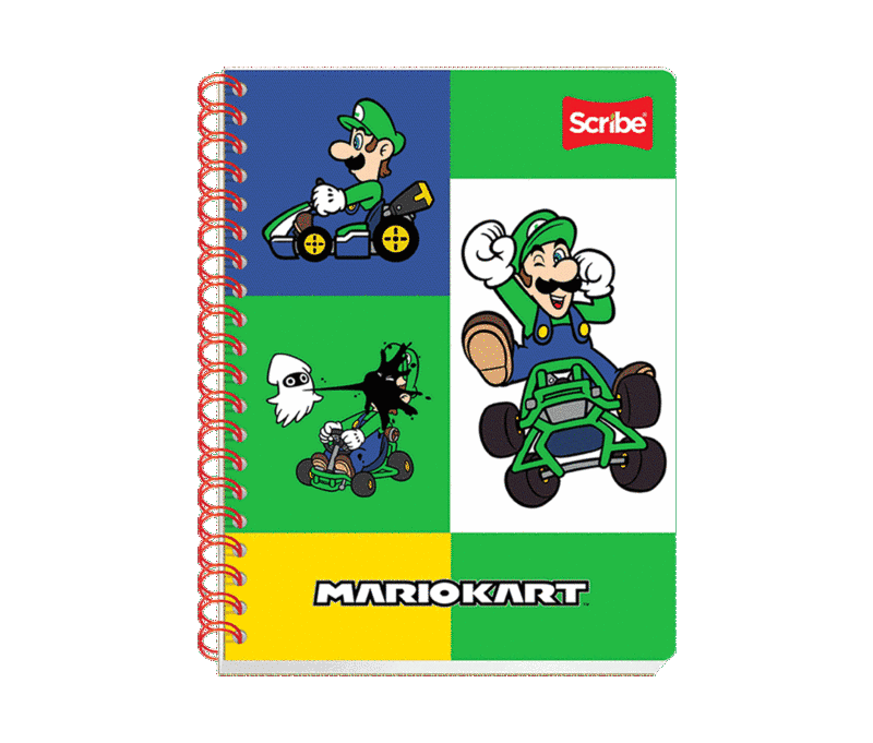CUADERNO PROFESIONAL CON 100 HOJAS MARIO BROS SCRIBE - Imagen 9
