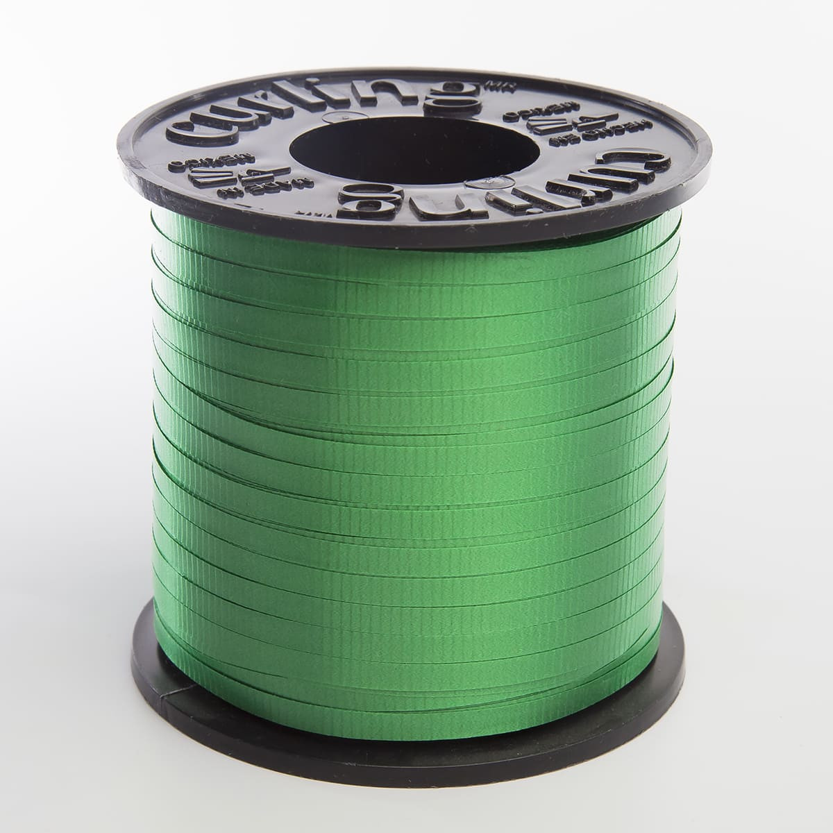 CINTA PARA MOÑO CURLING LISO VERDE BANDERA 5X450M