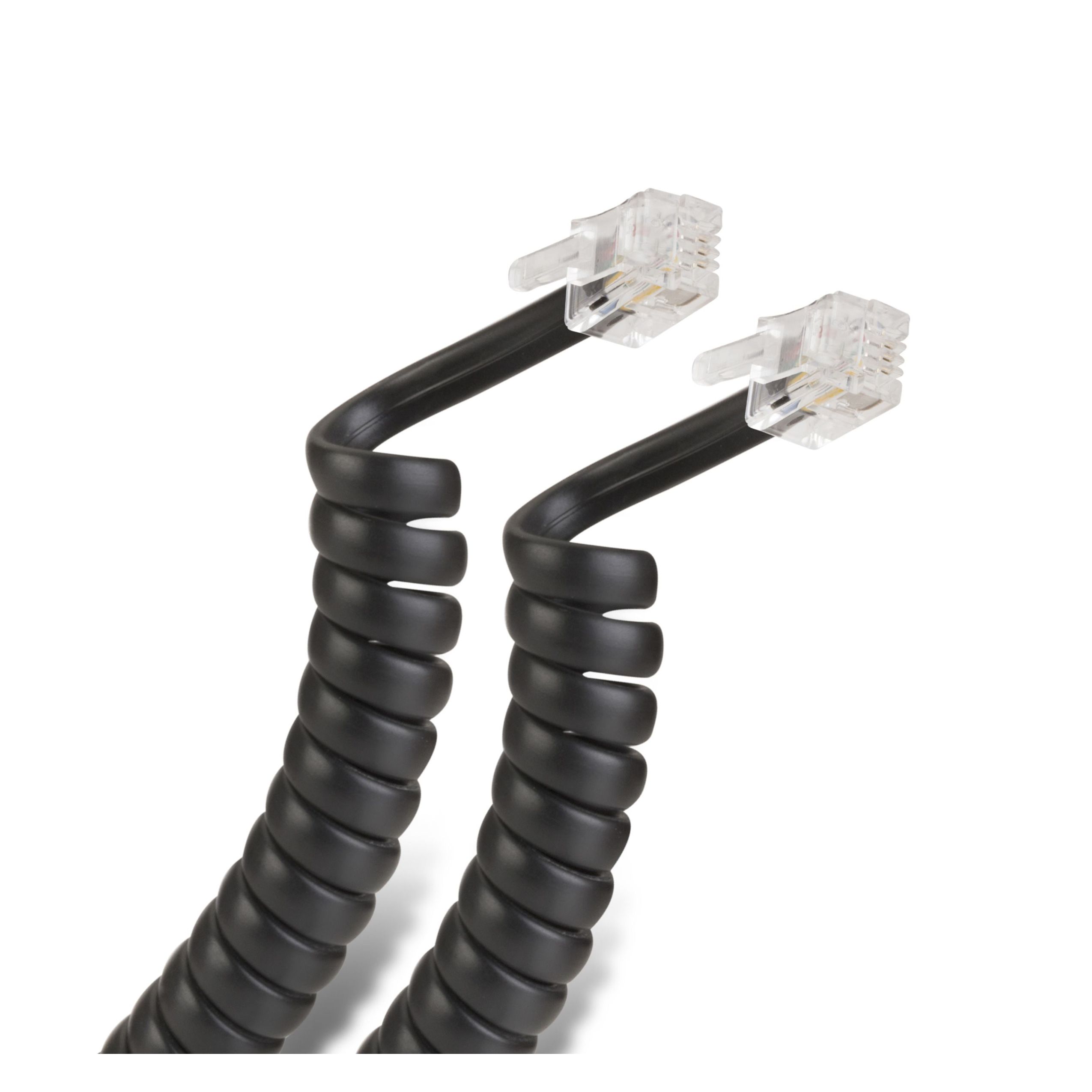 CABLE ESPIRAL PLUG A PLUG RJ9 DE 4.5M STEREN