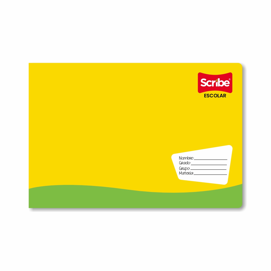 CUADERNO ENGRAPADO FORMA ITALIANA 50 HOJAS SCRIBE - Imagen 2